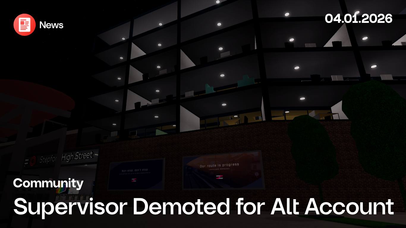 Supervisor demoted for alternate account